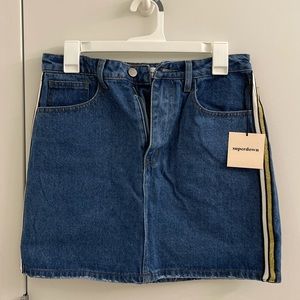 SUPERDOWN mini denim skirt